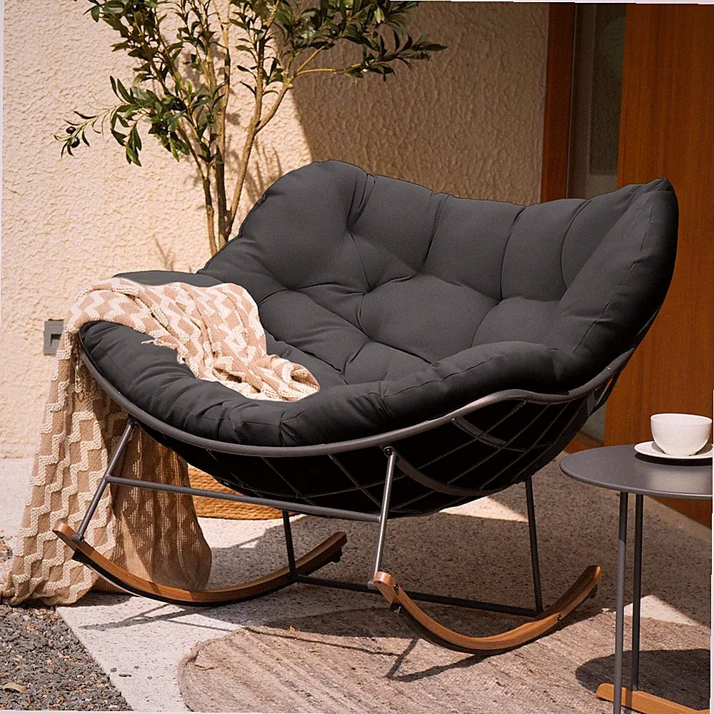 55" Oversized Papasan Chair Cushion Outdoor Rocking Recliner Replacement Cushion