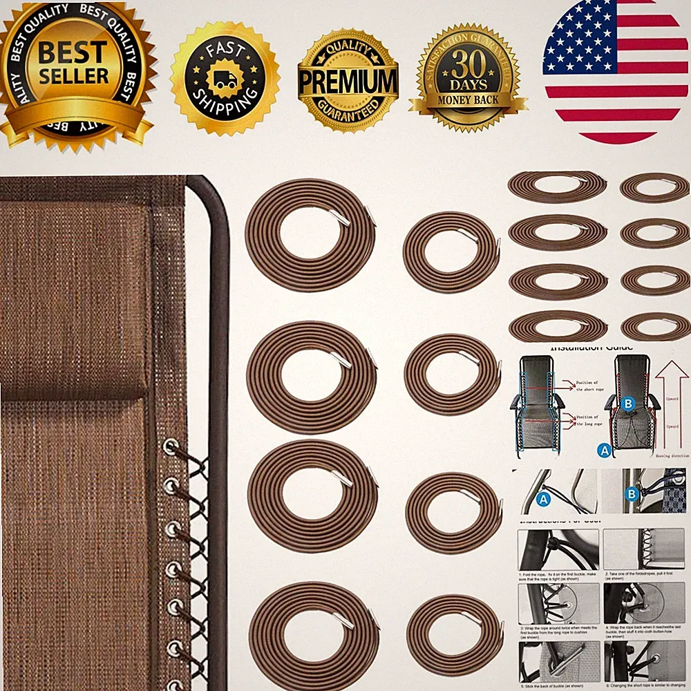 Durable Replacement Cord Set for Zero Gravity Chairs – Perfect for Outdoors