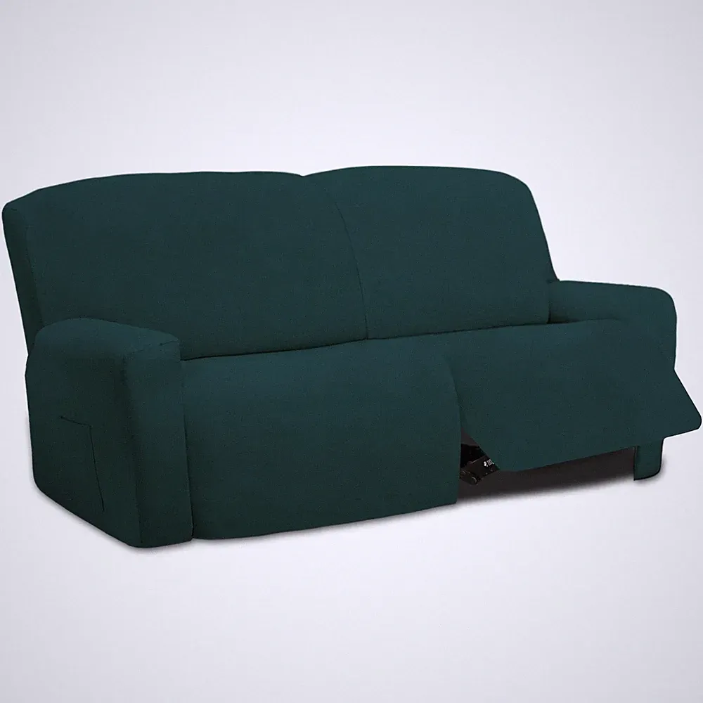 Easy-Going Oversized 6-Pc Microfiber Stretch Sectional Recliner Loveseat Sofa Co