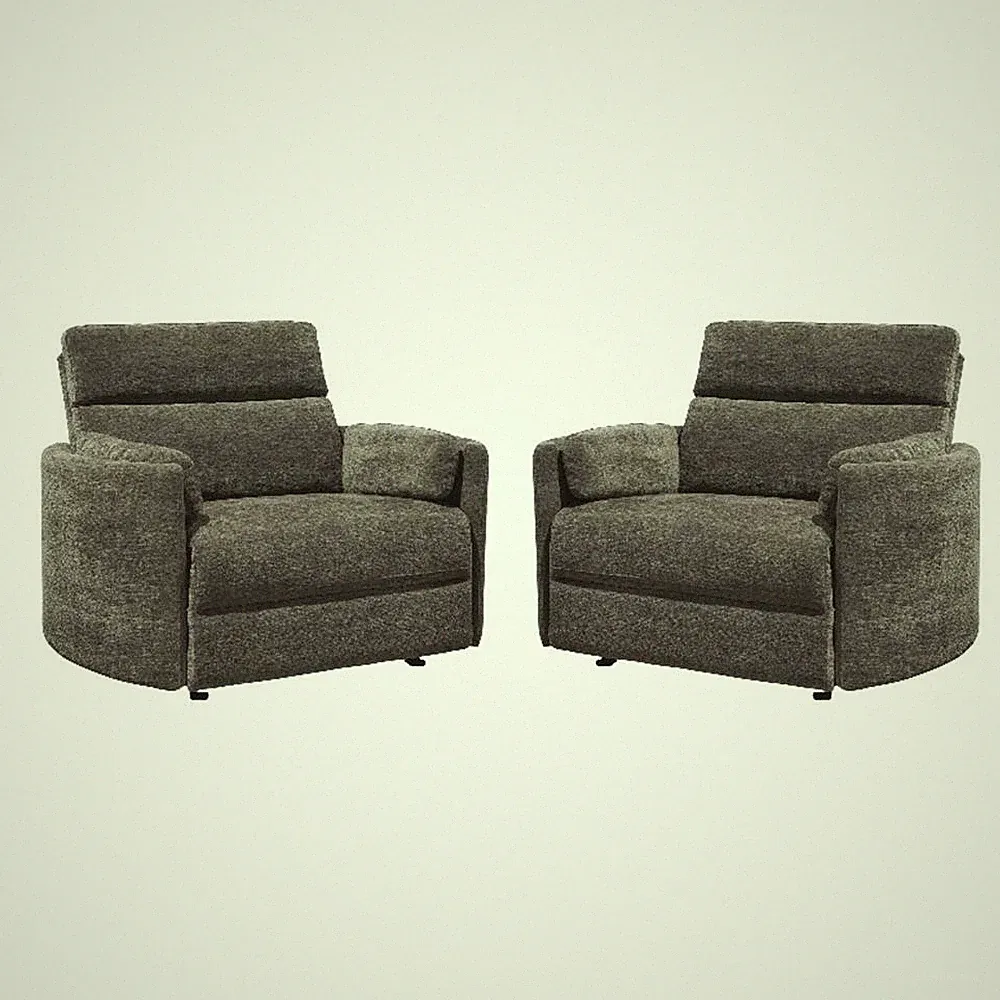 Parker Living Radius Xl - Krypton Extra Wide Power Glider Recliner Two Pack